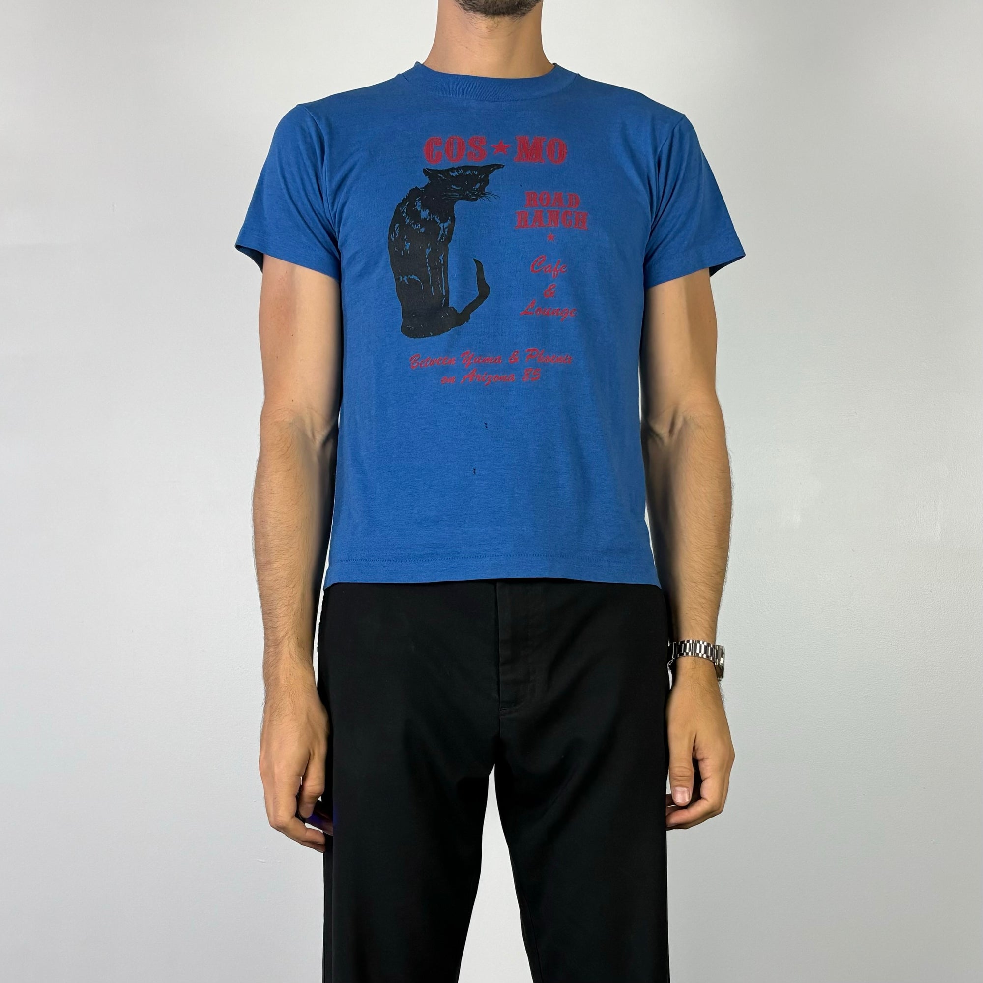 1980S COSMO RANCH CAFE BLUE T-SHIRT M